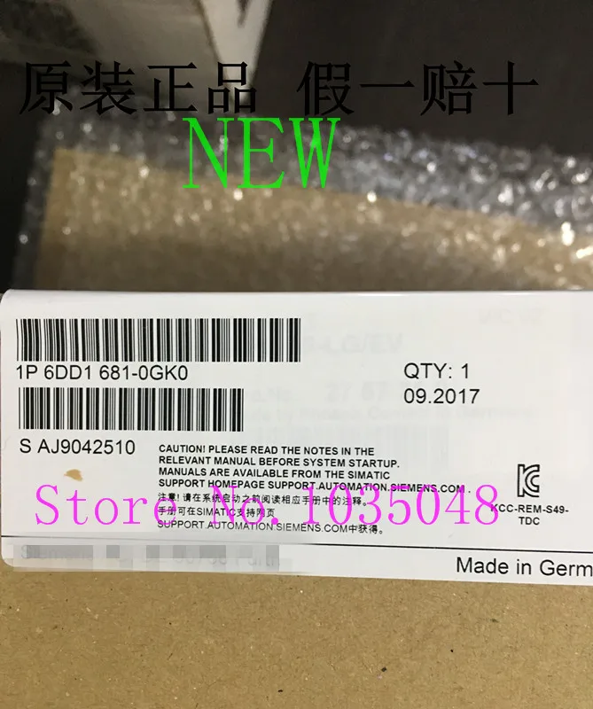 

1PC 6DD1681-0GK0 New and Original Priority use of DHL delivery