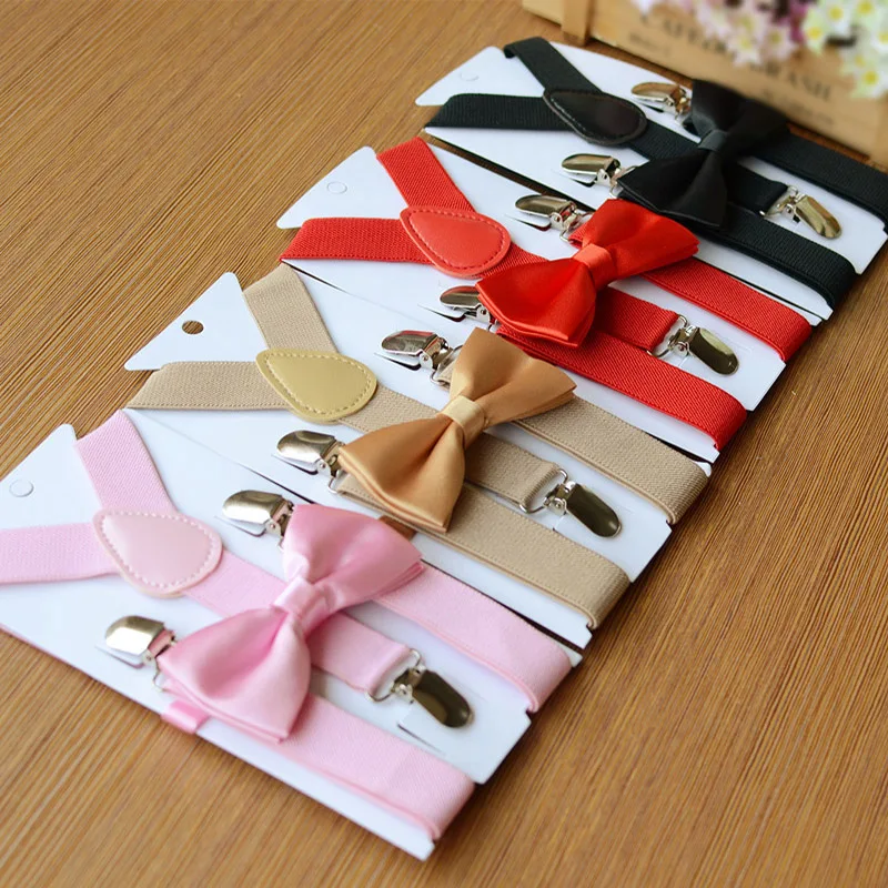 

Sale Braces Elastic 26 Colors Belt Y-Back Strap Wedding Suspenders Boy Children Adjustable Strap Clips Tuxedo Shirt Accessories