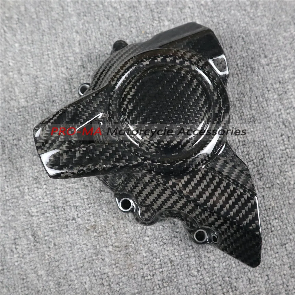 Чехол для мотоцикла из углеродного волокна Kawasaki Z900 2017 + твил глянцевая