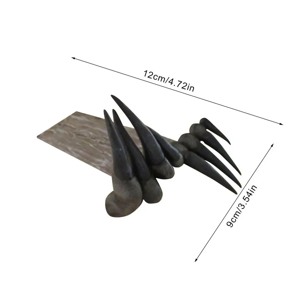 

3D Stereo Hand Of Spook Quirky Bookshelf Halloween Gift For Book Lovers Funny Student School Stationery Resin Book-mark