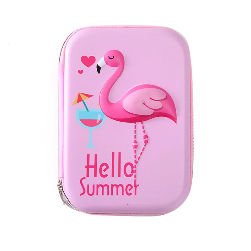 

unicorn pencil case Flamingo school supplies 3D estuche escolar Kawaii trousse scolaire stylo pencilcase kalem kutusu