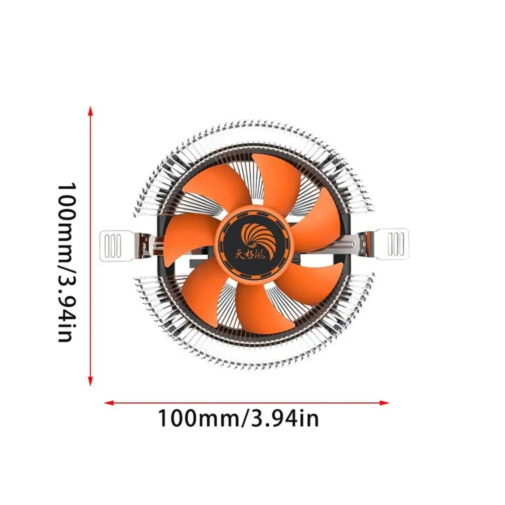 Долгий срок службы супер тихий процессор для ПК охлаждающий вентилятор Радиатор