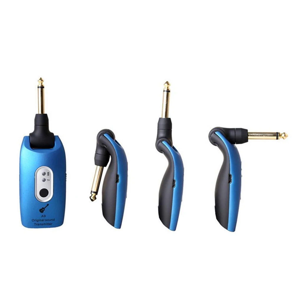 

2.4Ghz Wireless Guitar System Digital Audio Transmitter Receiver Built-in Rechargeable Battery 6-Channel Electric Guitar Bass