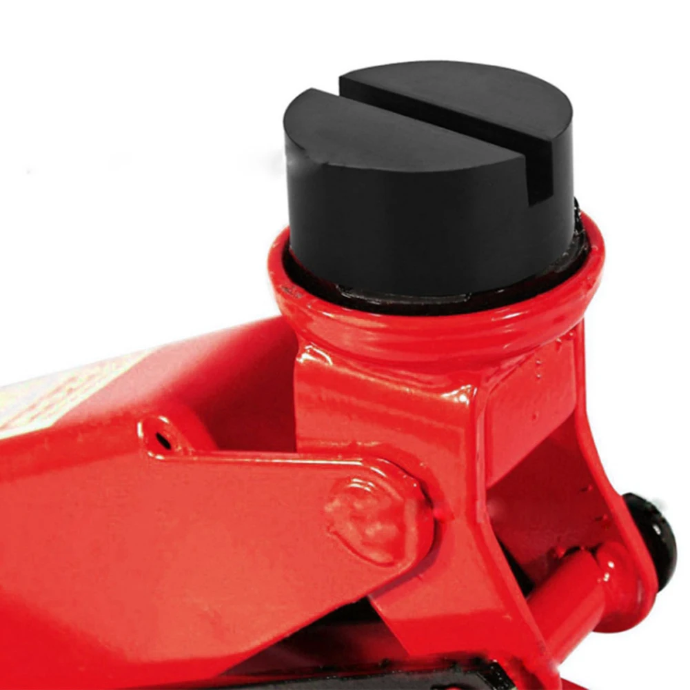 

2 Slotted Rail Floor Jack Disk Rubber Pad Adapter for Pinch Weld Side JACKPAD