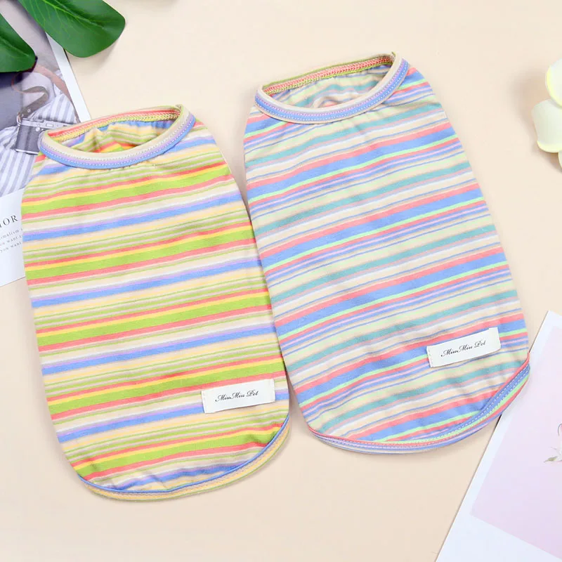 _ Жилет для кошек и собак толстовки синяя желтая одежда щенков майка без рукавов