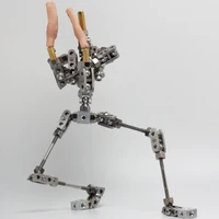 upgraded ready to assemble pma 24 24cm high quality stainless steel animation armature puppet for stop motion character