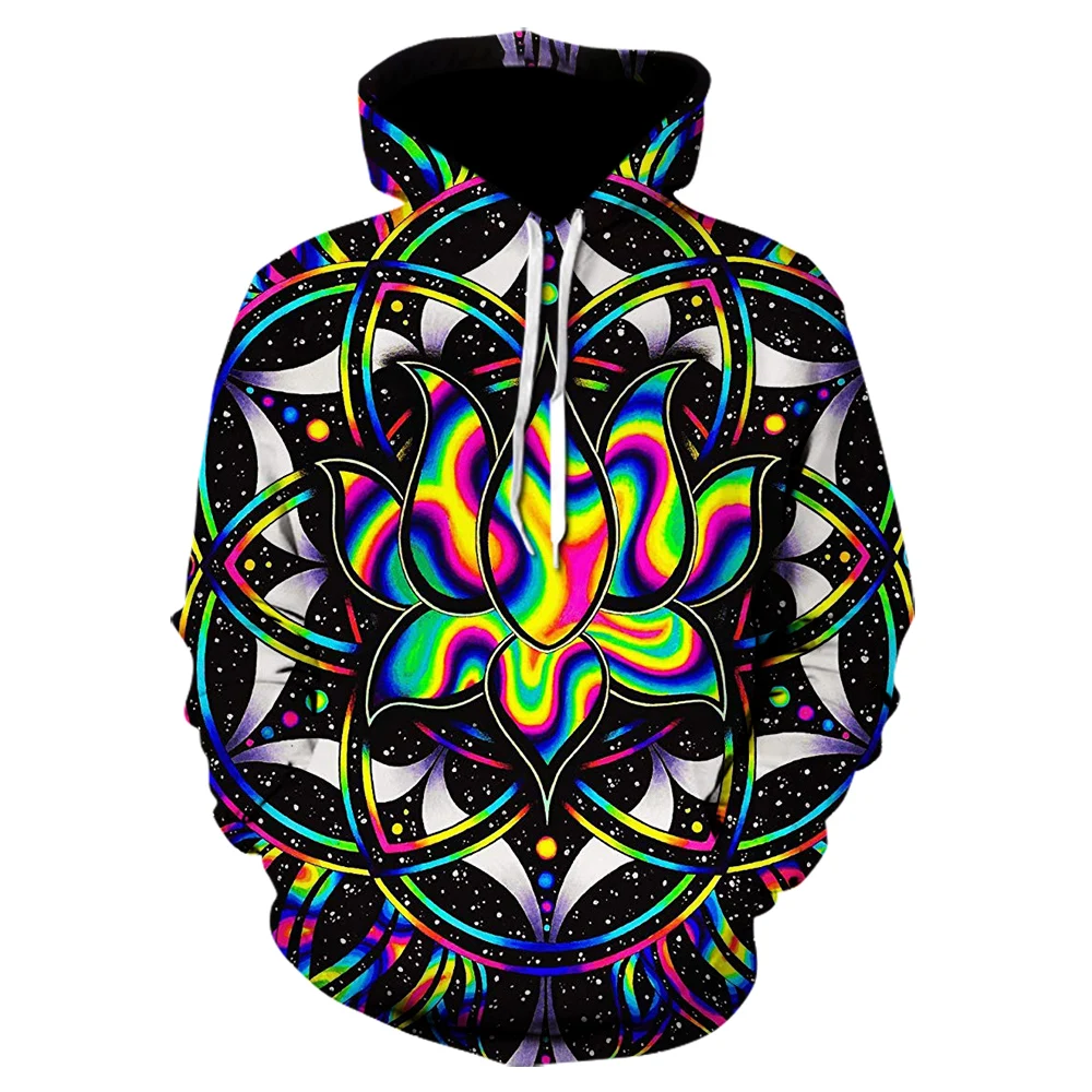 Trippy hamsa By Brizbazaar Art 3D напечатанная толстовка с капюшоном мужская белая Толстовка
