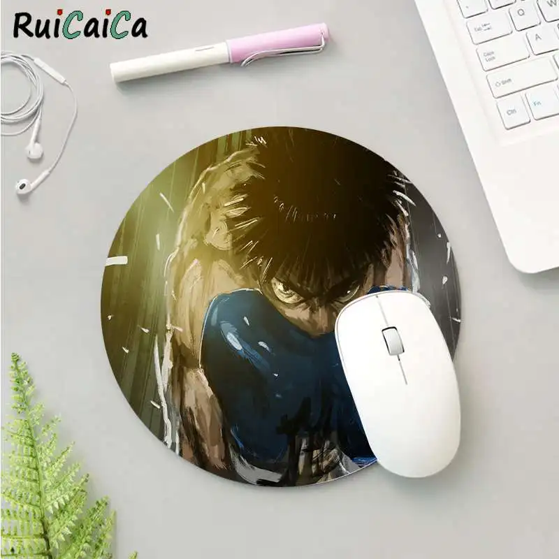 

RuiCaiCa Anime Hajime No Ippo Unique Desktop Pad Game Lockedge Mousepad Anti-Slip Laptop PC Mice Pad Mat gaming Mousepad