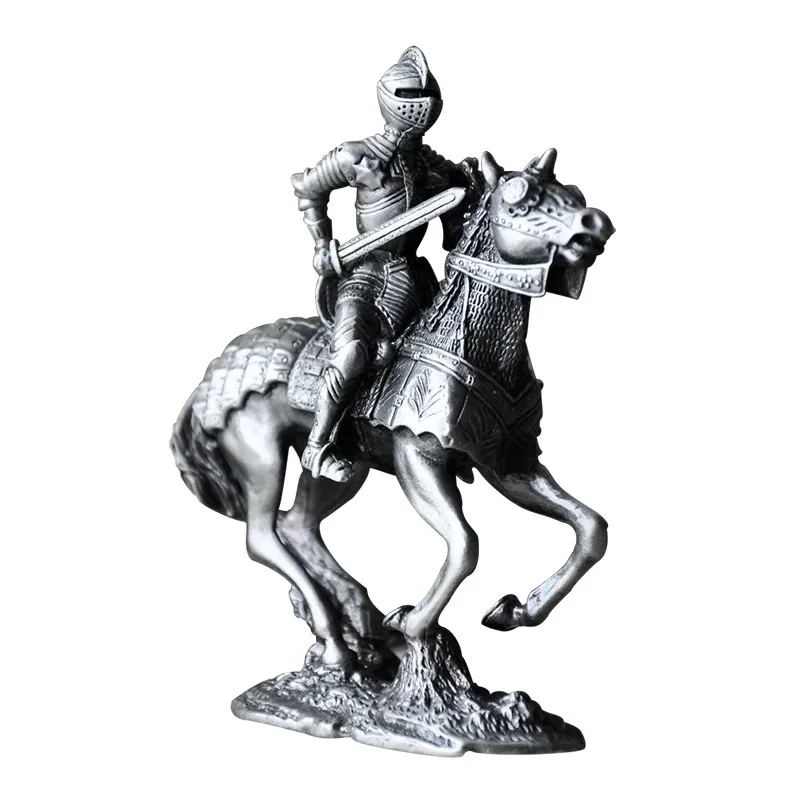 Классический Европейский средневековый оловянный солдат статуя персонажа