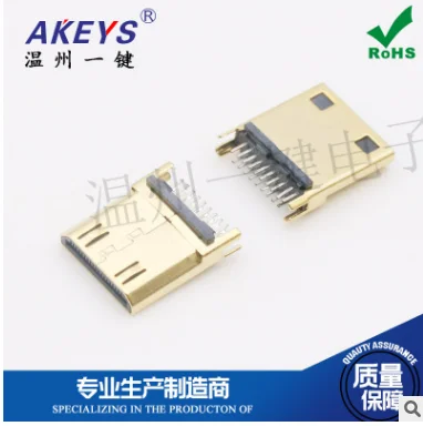 10 шт. позолоченные разъемы HDMI типа C 1 0 | Строительство и ремонт