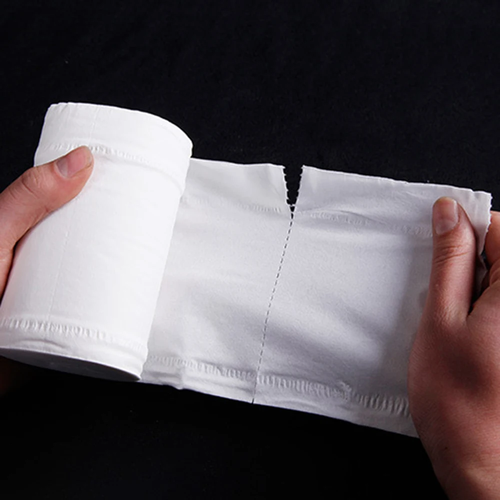 In Stock 10 Rolls/ Pack 4 Layers Toilet Roll Paper Primary Wood Pulp Tissue Home Bath | Красота и здоровье