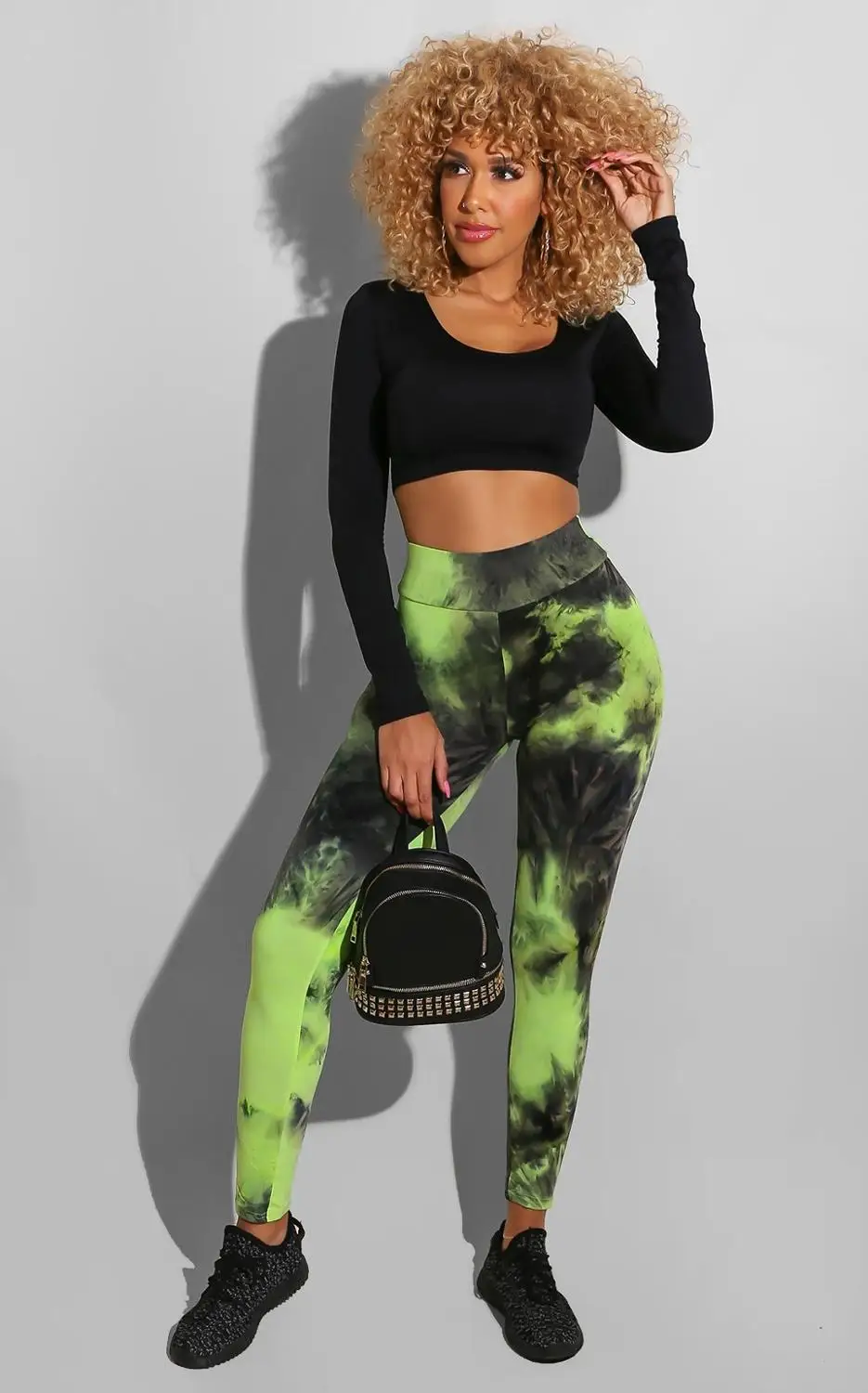 

Women Multicolor Tie-Dye Printed Sportwear Pants 2020 Autumn Hot Selling Fashion Lady's High Waist Skinny Bodycon Pencil Pants