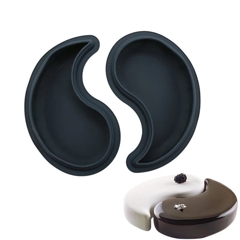 Силиконовая форма для торта YINYANG украшения выпечки десерты муссы формы