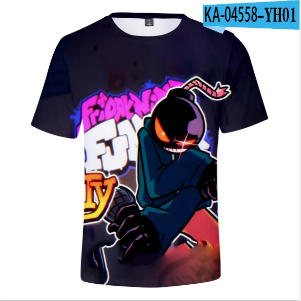 

Friday Night Funkin T-Shirts Cartoon Game Men Women 3D Print Streetwear Fashion T Shirt Harajuku Kids Tees Tops Boy Girl Clothes