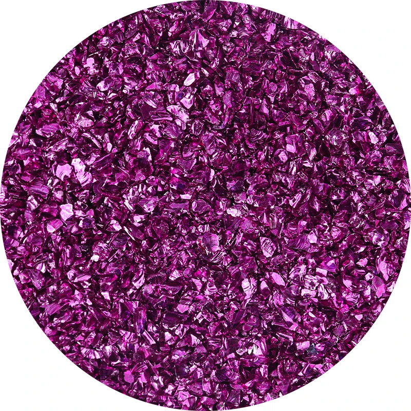 

Mixed Color Chameleon Nail Gravel Glitter Small Irregular Glass Plating Beads For Nail Art 3D Decoration Stone In DIY Tips