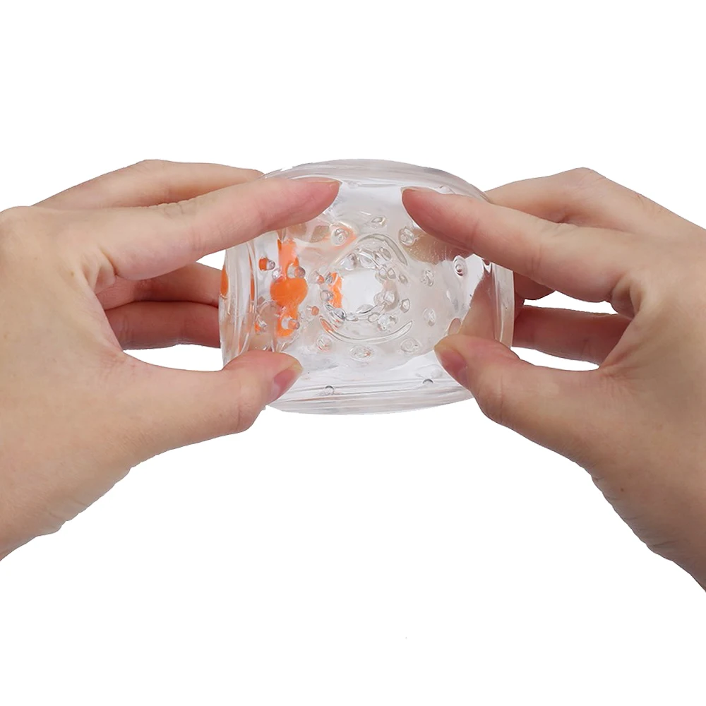 Мужской мастурбатор чашка Прозрачная мягкая Вагина искусственная вагина