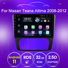 Автомагнитола 2 Din, Android 11, экран 2.5D для Nissan Teana Altima 2008-2012, автомагнитола AC, ручной стерео Мультимедийный плеер с GPS, аудио, Wi-Fi