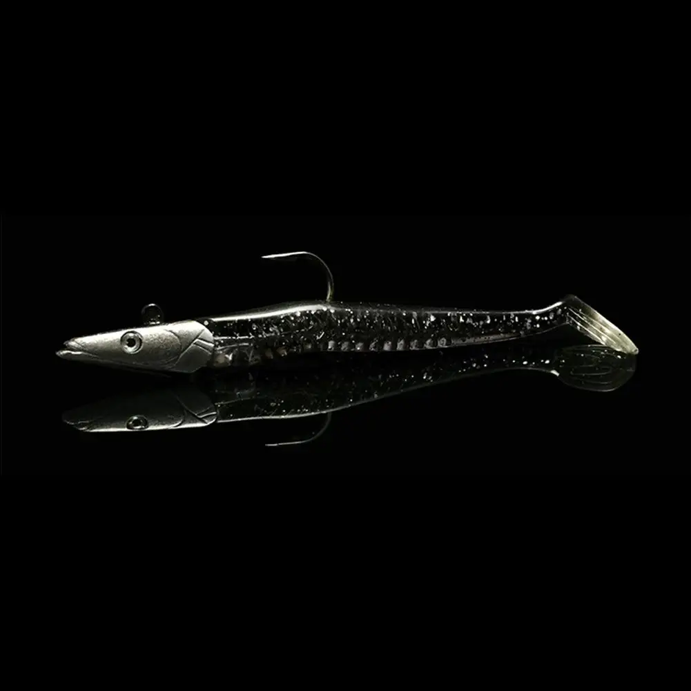 

5Pcs Lead Head Fishing Lures Set 22g 11cm Artificial Soft Bait with Fishhook for Saltwater and Freshwater Fishing