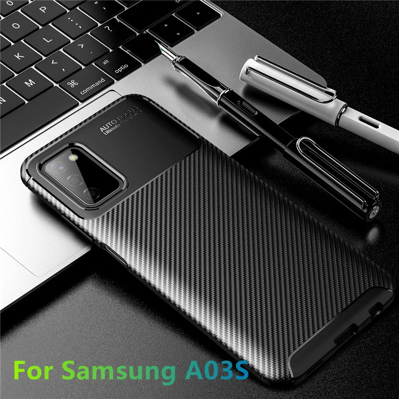 

For Cover Samsung Galaxy A03S Case For Samsung A03S Capas Armor Shockproof Bumper Soft TPU Cover For Samsung A02S A03S Fundas