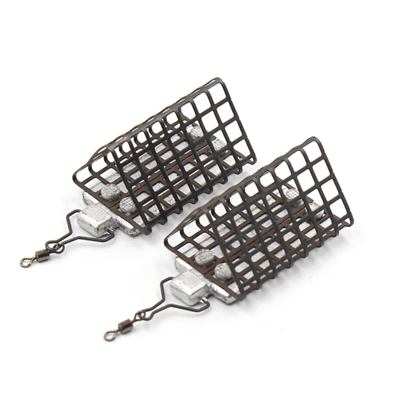 Metal Triangle Fishing Feeder Sinker 30g/60g Bait Basket Cage Tackle Lure Accessories | Спорт и развлечения