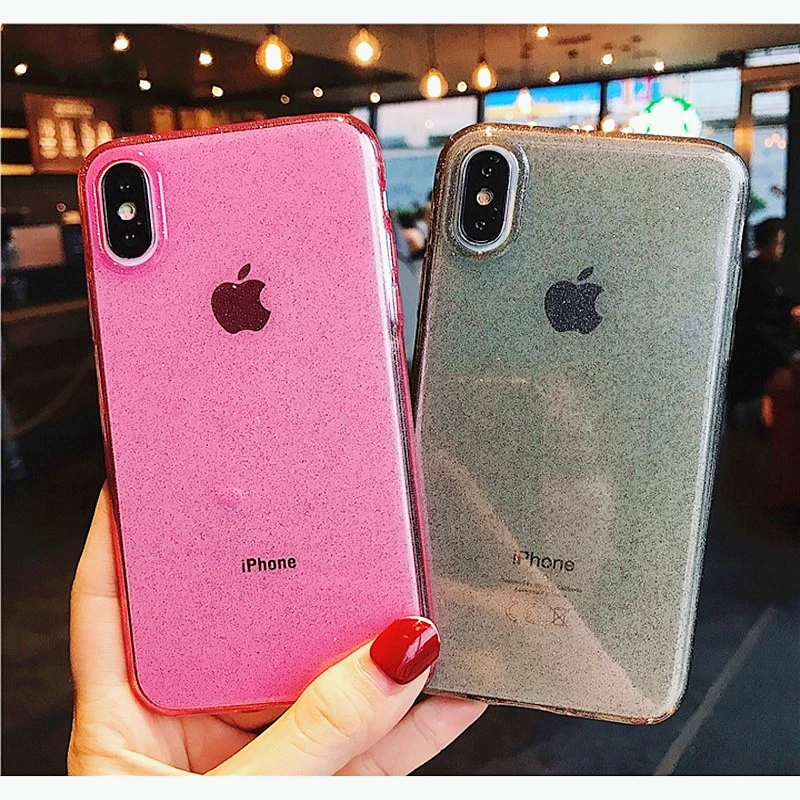 

FeelMe Water Drop Glitter Transparent for IPhone12 Pro Max Case Soft Silicone11 6 8Plus XR XS Max Ultra Thin Colorful Raindrop