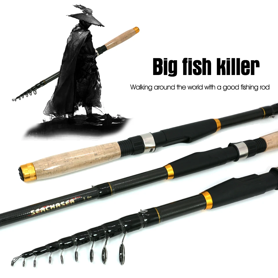 Телескопическая удочка 1 8-3 6 м сверхжесткая для ловли карпа | Спорт и развлечения