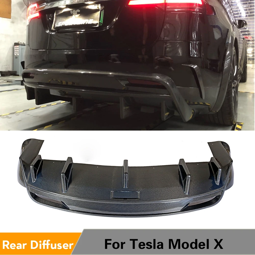 Спойлер для заднего бампера Tesla Model X 2016 2017 2018 | Автомобили и мотоциклы