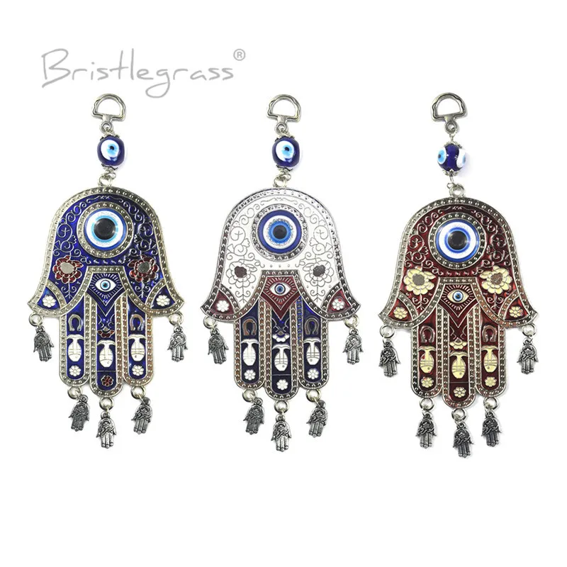 Настенная подвесная подвеска с изображением турецкого голубого сглаза Хамса