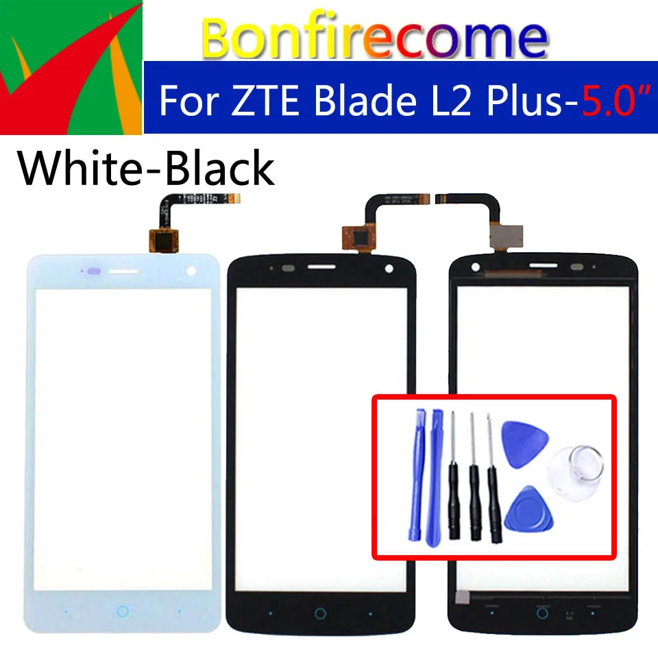 Панель сенсорного экрана для ZTE Blade L2 Plus L370 C370 L2Plus дигитайзер датчик переднее