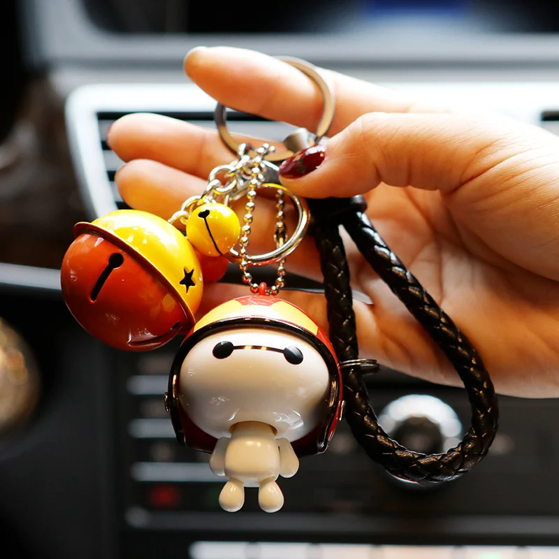 Модная белая цепочка для ключей с большим героем игрушка толстым воздушным шаром