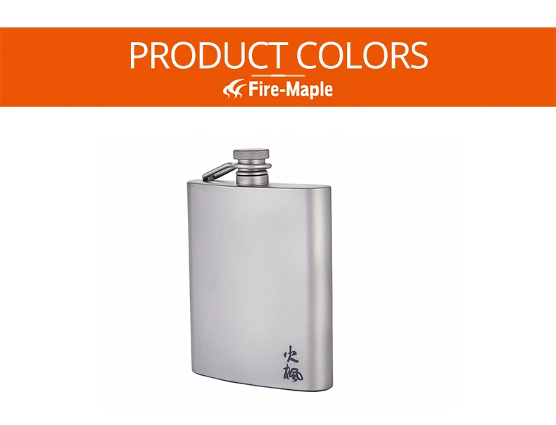 Fire Maple2019 новая титановая фляжка для бедер Bacchus 200 мл 88 г посуда для напитков уличная Ультралегкая альпинистская походная Бутылка для виски