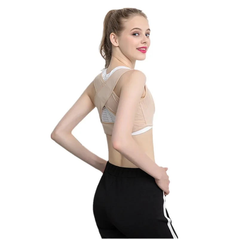 Adjustable Women Posture Back Support Corrector Belt Band Brace Shoulder Lumbar Strap Pain Relief Waist Trimmer | Спорт и