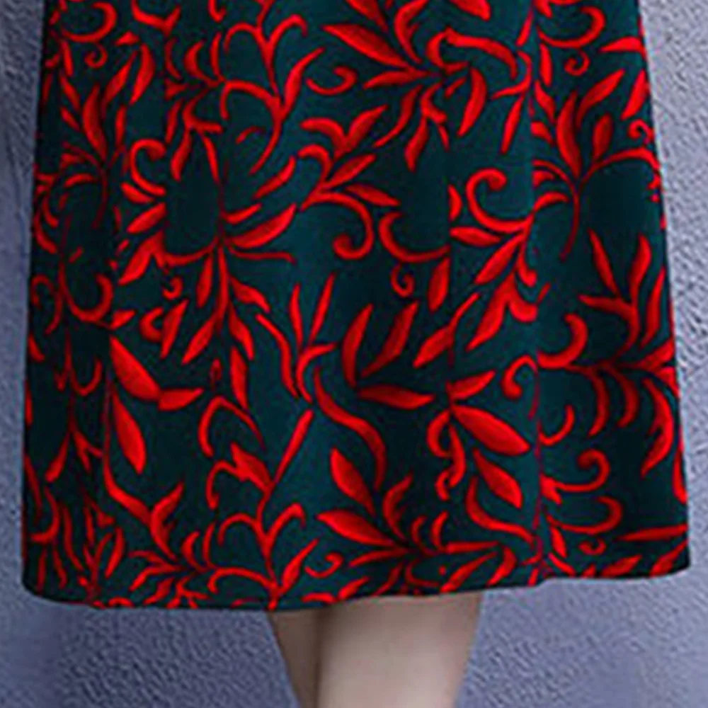 

Cheongsam skirt winter thick dress women long Chinese style high-end skirt winter new cheongsam plus velvet 2020