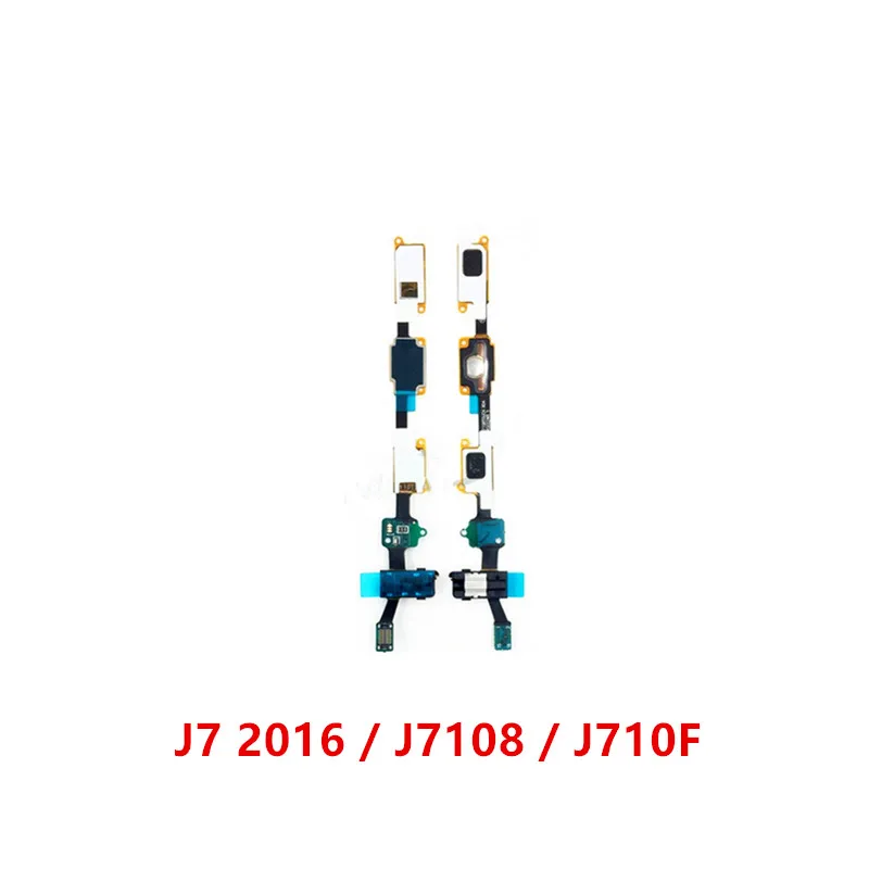 Кнопка домой датчик клавиатуры + разъем для наушников гибкий кабель Samsung Galaxy J7 2016