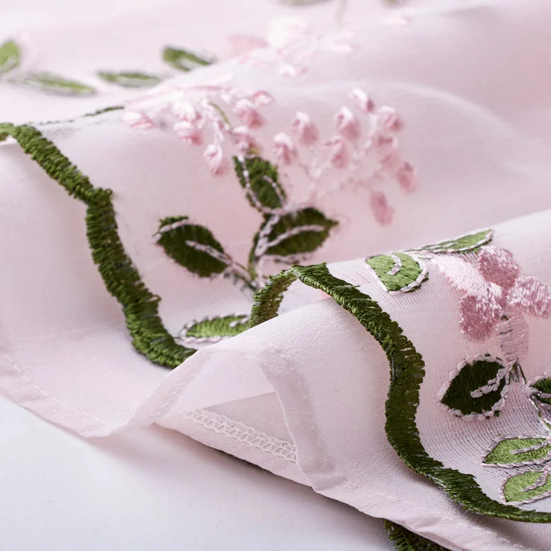 Женское плиссированное платье Tonval винтажное с цветочной вышивкой прозрачное