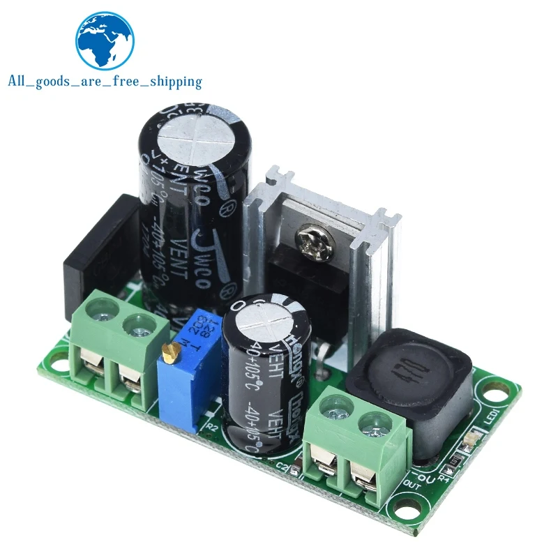 Завеса LM2596T LM2596HV DC-DC Регулируемый понижающий 3A модуль источника питания с DC 5V-с