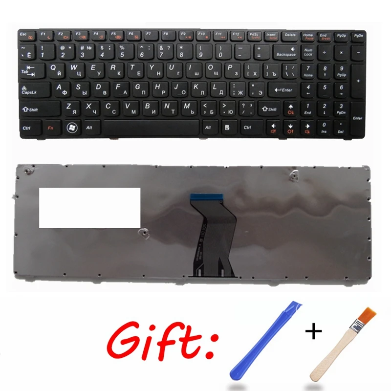 Ру черный новая клавиатура для ноутбука LENOVO V570 V570C V575 Z570 Z575 B570 B570A B570E V580 V580C B570G B575 B575A B575E B590 B590A