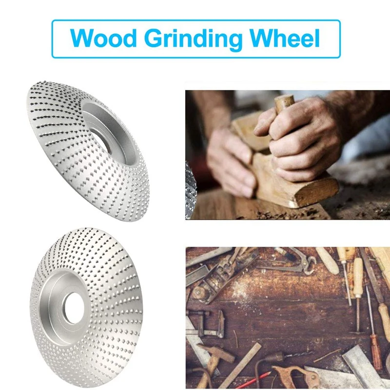 

Angle Grinder Disc Wood Carbide Grinding Wheel Carving Abrasive Disc and 5 Pieces Sanding Grinding Wheel Flap Discs Retail