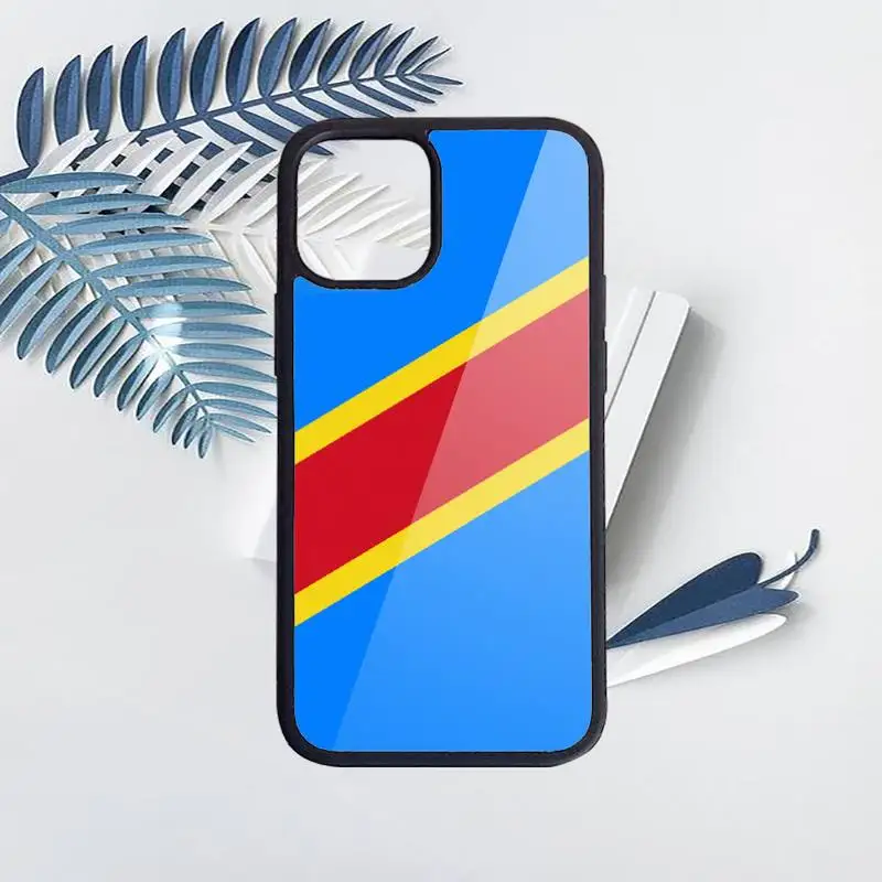 

Congo Flag Symbol Phone Cases PC for iPhone 11 12 pro XS MAX 8 7 6 6S Plus X 5S SE 2020 XR