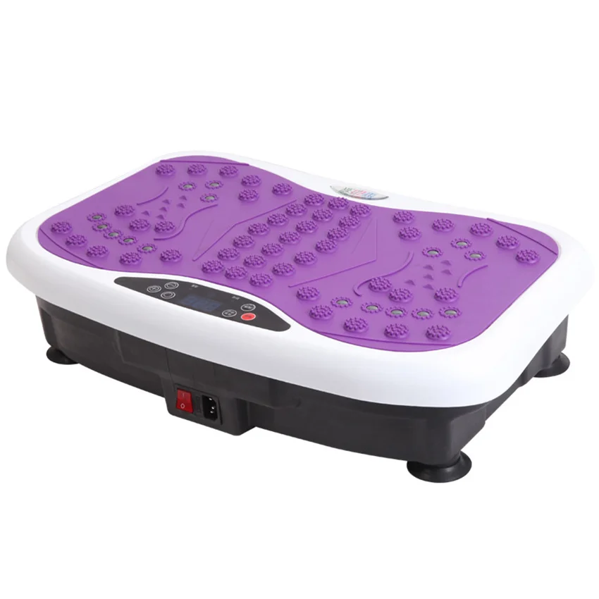 LMS-S036 Body Slimmer Machine Ultrathin Electric Crazy Fit Massager Vibration Plate Fitness Machine Bearing weight 100kg  220V