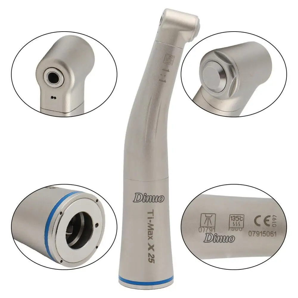 1:1/1:5/20:1 Tooth Instrument LED Fiber Optic Straight Nose Contra Angle Dental Low Speed Endo Motor Handpiece Dentist Tools