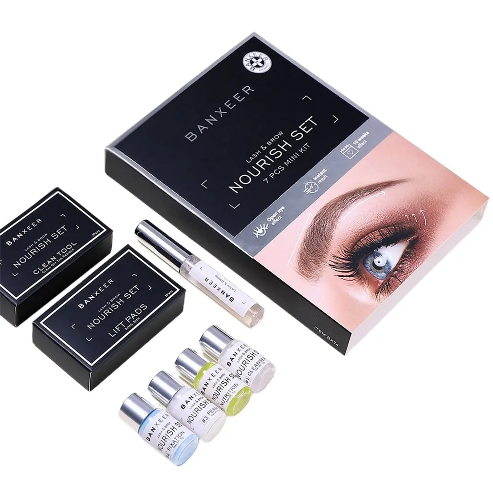 

Lash & Brow Lift Kit Brow Sculpting 2 In 1 Eyelash Extension Eyebrow Enhance Styling For Semi-Permanent Curling Perm