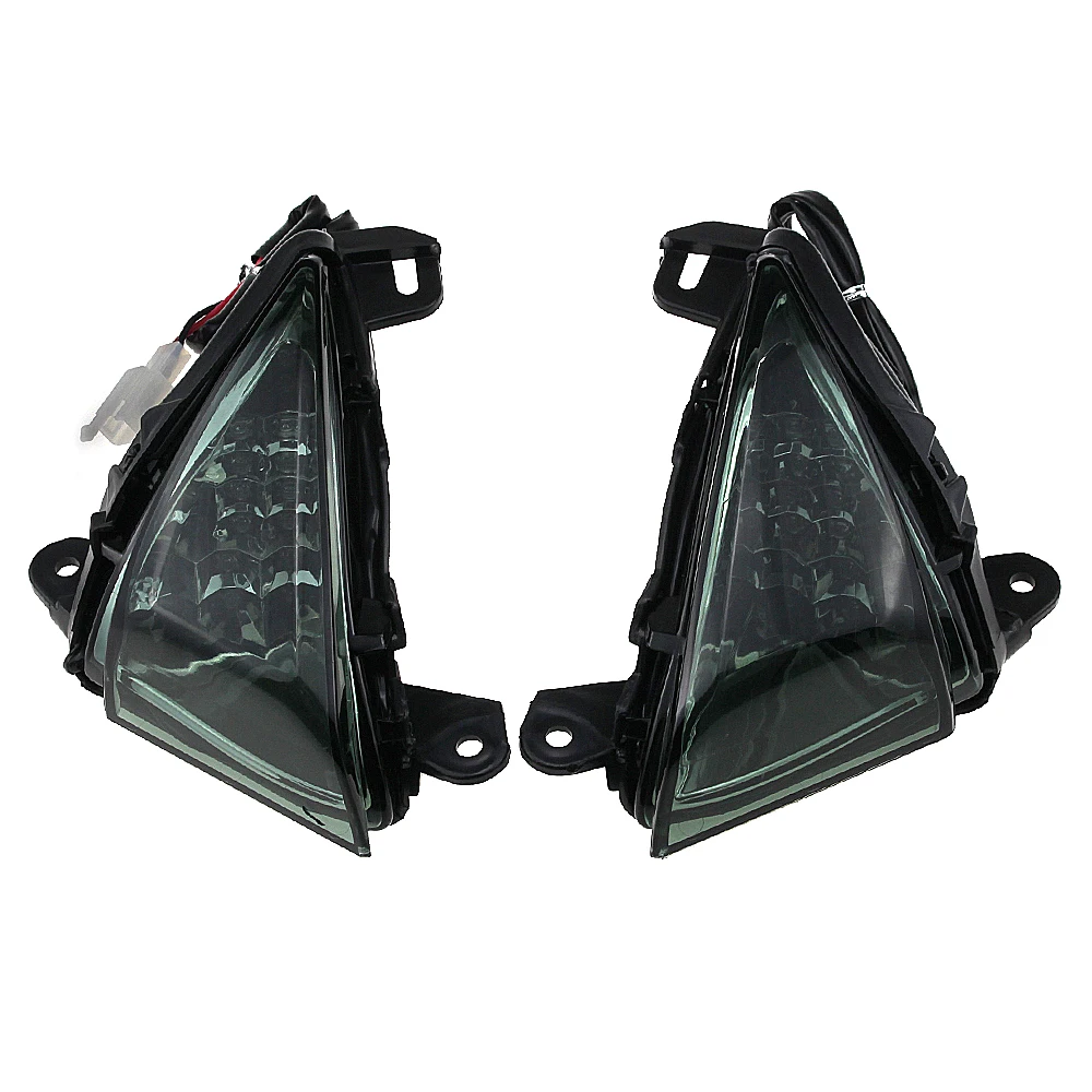 Передние СВЕТОДИОДНЫЕ Сигналы поворота для KAWASAKI ZX-6R ZX6R ZX-10R ZX10R NINJA аксессуары