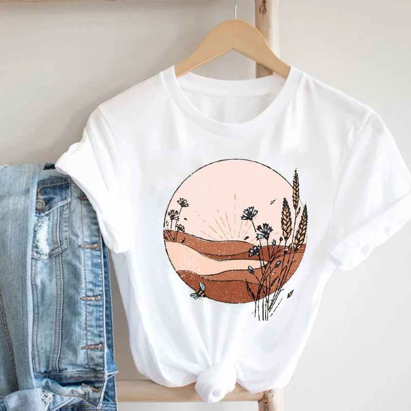 

Women Casual 90s Watercolor Vintage Spring Summer Ladies 90s Girl Fashion Clothes Print Tshirt Female Tee Top Graphic T-shirt