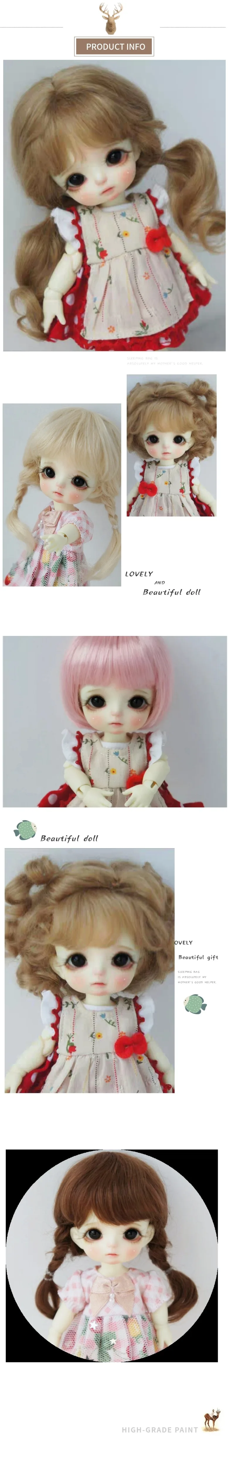 Bjd doll1/8 маленькие шарики Милая Детская кукла игрушка Мода bjd свободные глаза