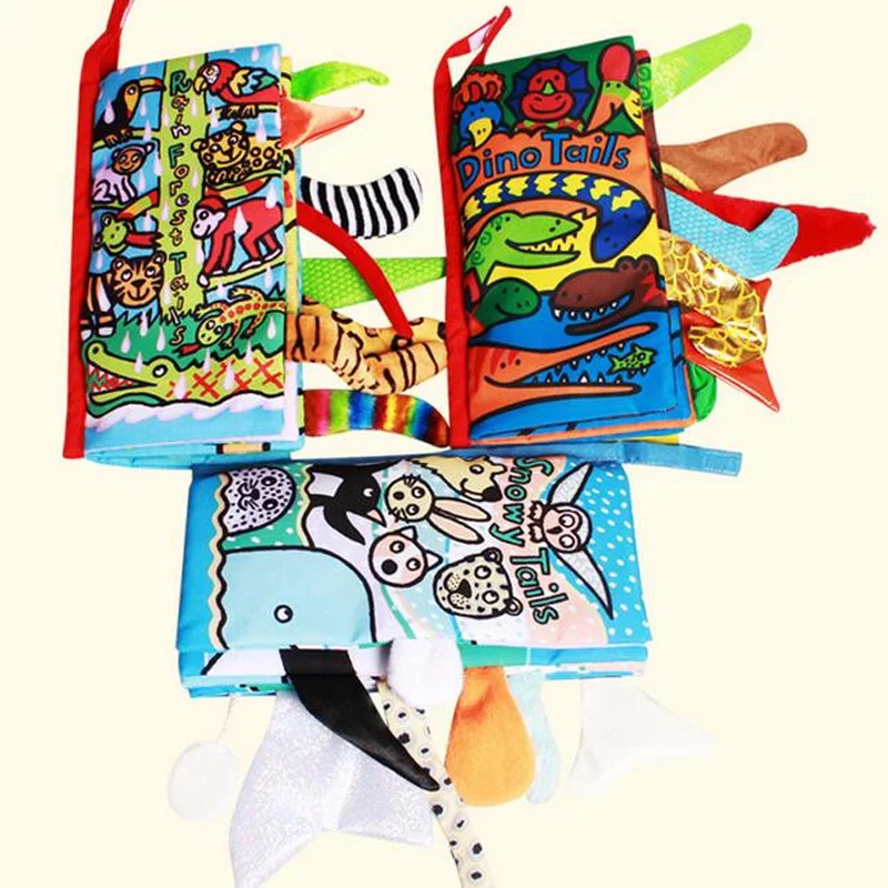 Jollybaby детский игрушки для младенцев детей раннего развития ткань книги обучение