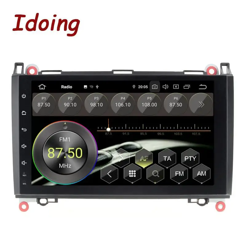 Standard Idoing " 8 ядерный 2Din Andriod9.0 автомобильный Радио gps DVD мультимедийный плеер 4G+ 64G для merceesbenz A класс& B класс ips экран навигации - Цвет: Standard