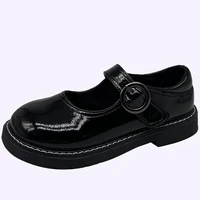 retro british style patent leather shoes japanese college style mary jane shoes summer jk uniform womens shoes