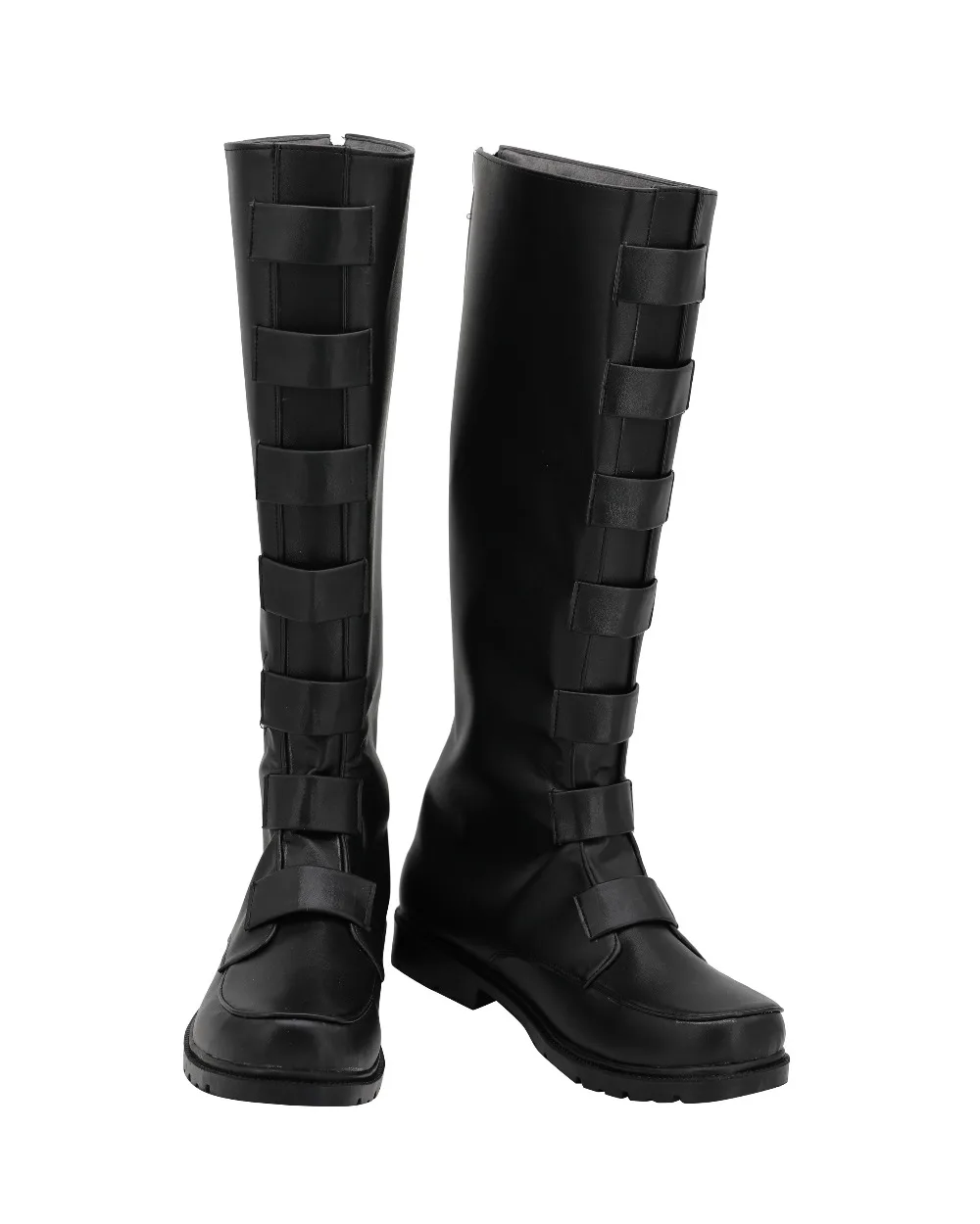 Star Cosplay Shoes Boots Jedi Master Qui Gon jinn Adult Black Halloween Costume Custom Made | Тематическая одежда и
