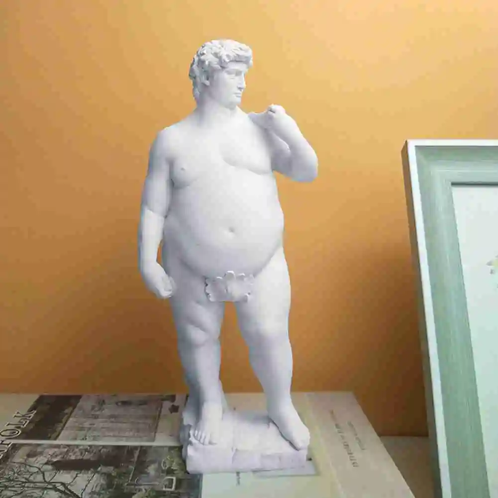 

Fat David Statue Home Desktop Decoration Western Celebrity David Statue Art Decoration Crafts Decoration